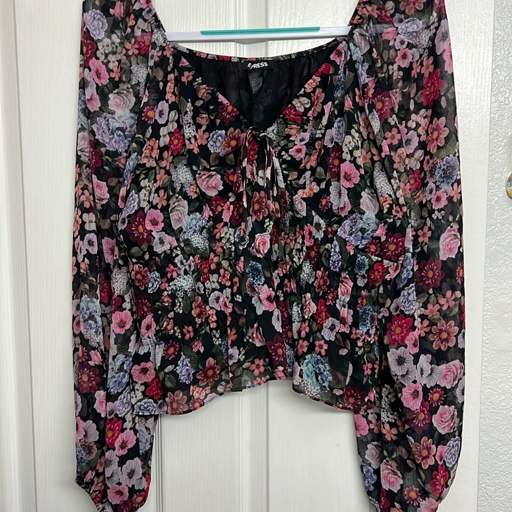 Express floral top